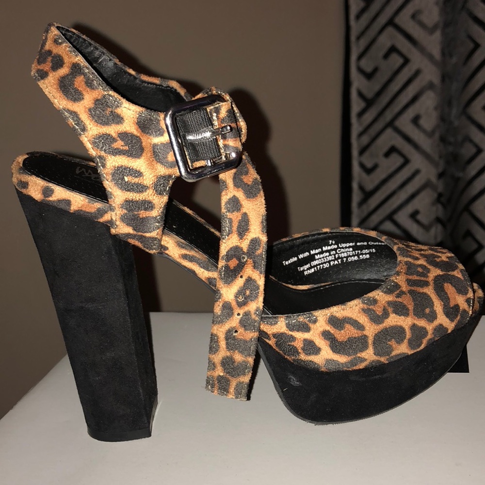 Leopard Print Heels